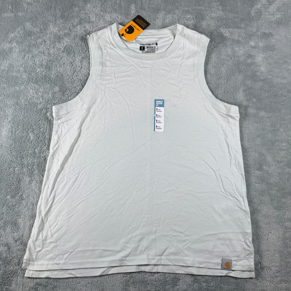 Carhartt Womens Relaxed Fit Tencel Fiber Tank Top Mint Green TK6176-W S 4-6